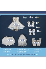 1/3 Delusion Genshin Impact Traveler Lumine Cosplay Costume